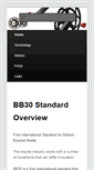 Mobile Screenshot of bb30standard.com